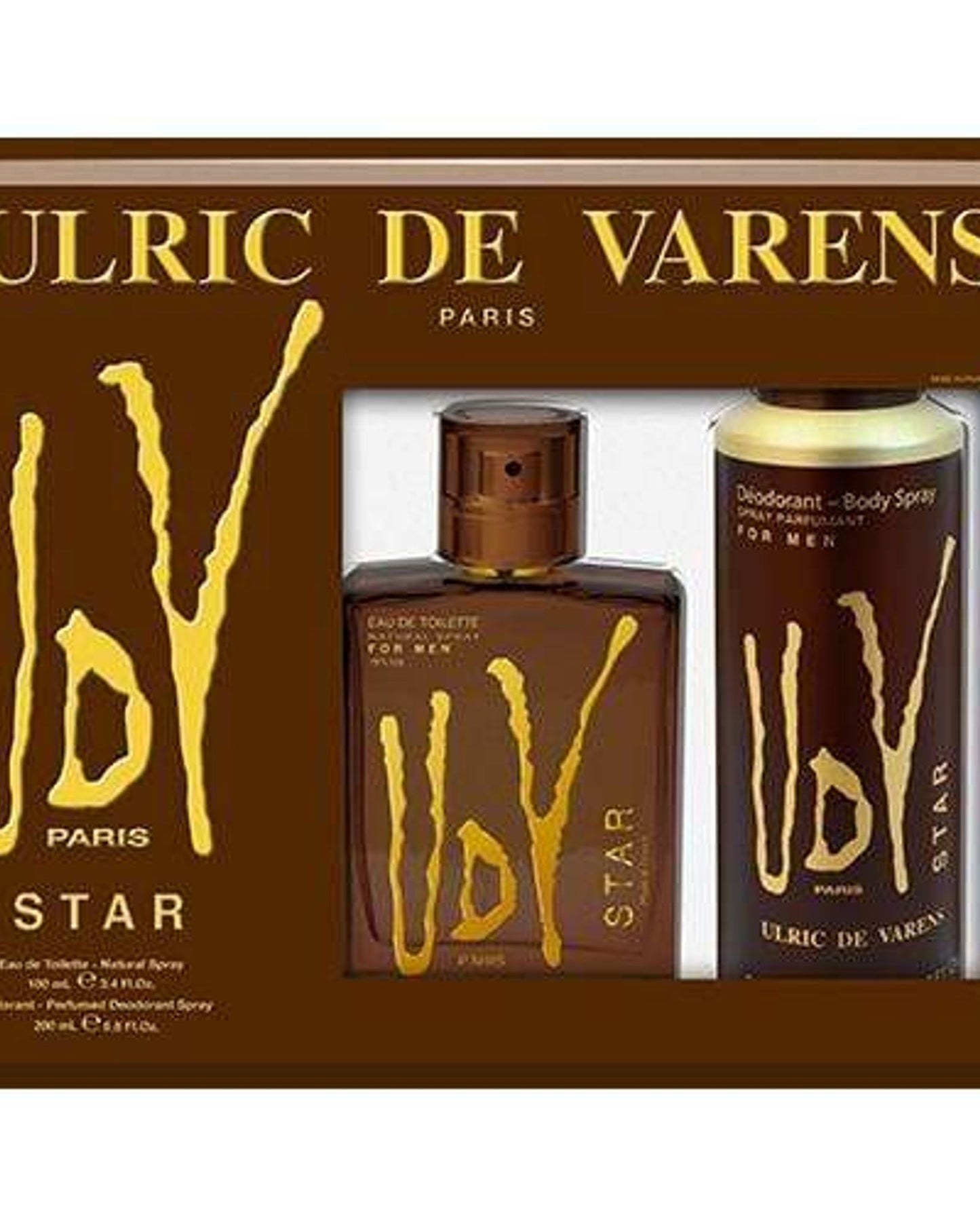 Ulric De Varens Star Coffret (EDT 100ml + Perfumed Deodorant 200ml)