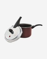 Tramontina Brazil  Vancouver 20cm 4.5L Blue Aluminum Pressure Cooker with Easy to Clean Interior and Exterior Starflon Max PFOA Free Nonstick Coating