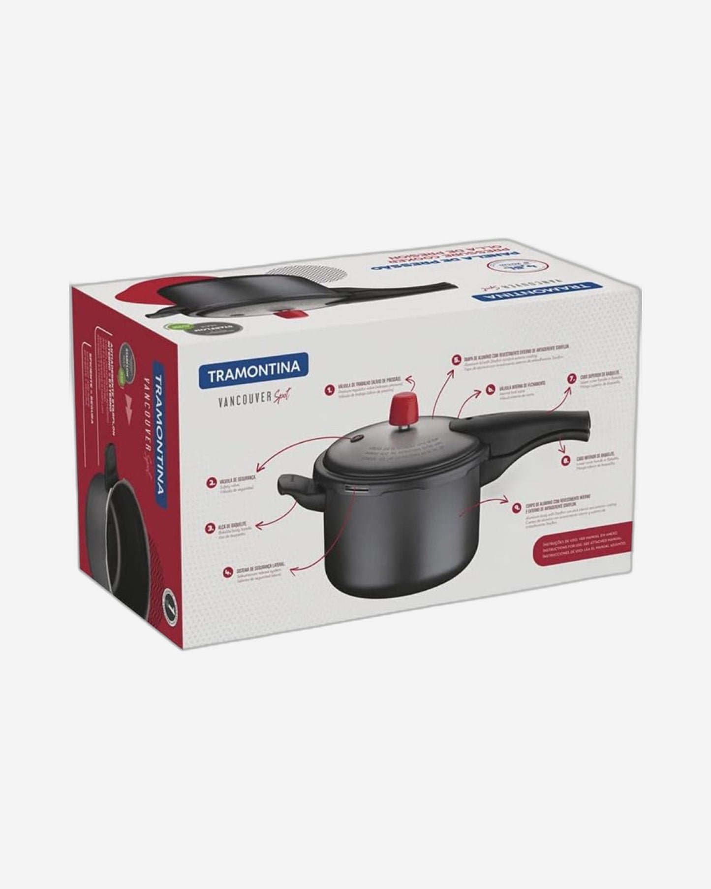 Tramontina Vancouver Pressure Cooker 4.5L Spot