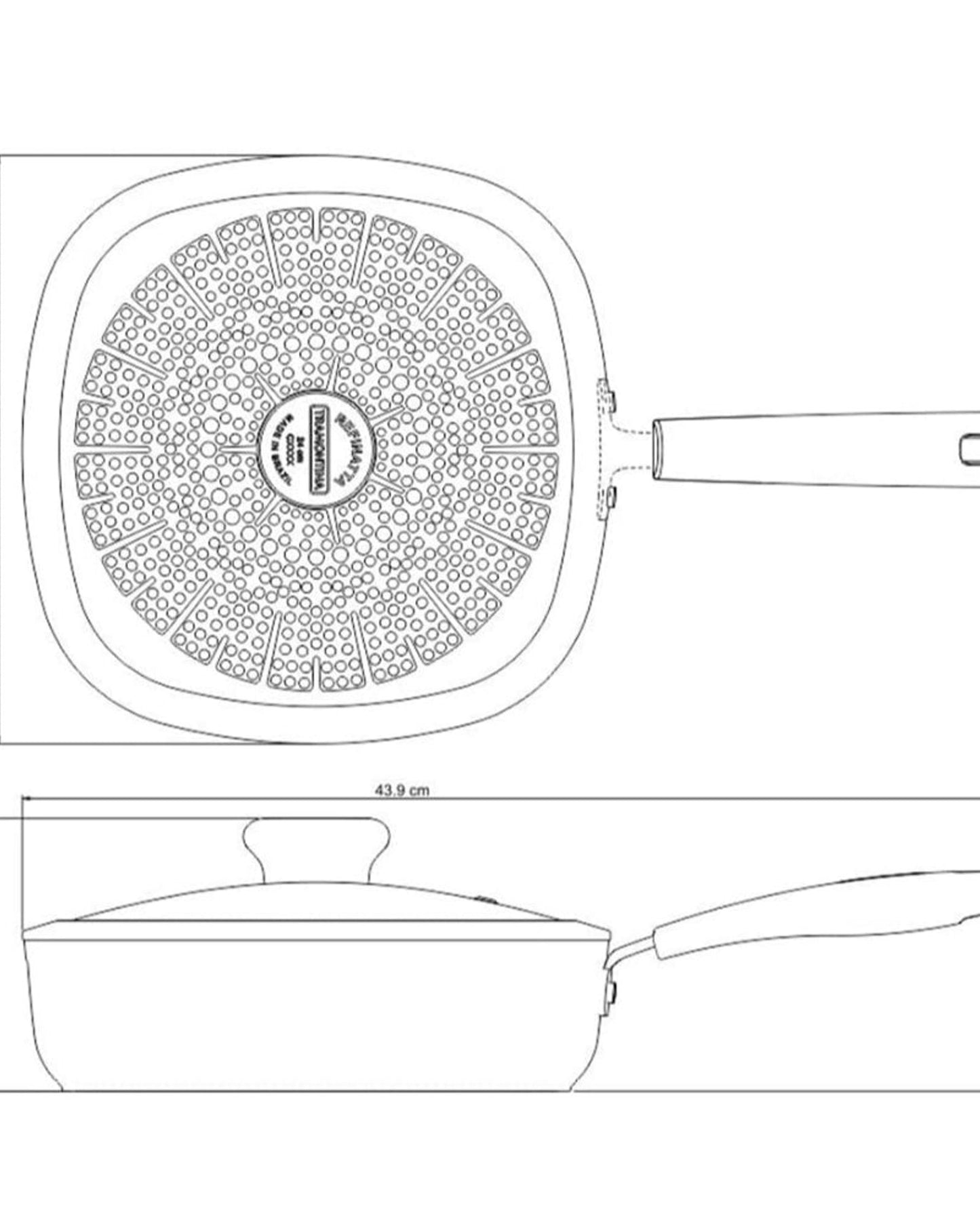 Tramontina Refinatta Frying Pan 2.8L