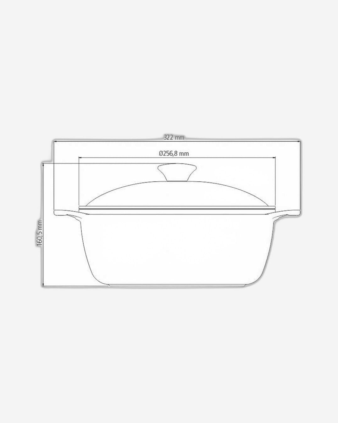 Tramontina Brazil  Lyon 24cm 3.7L Red Forged Aluminum Casserole with Interior Starflon High Performance PFOA Free Nonstick Coating