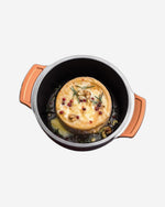 Tramontina Brazil  Lyon 24cm 3.7L Black Forged Aluminum Casserole with Interior Starflon High Performance PFOA Free Nonstick Coating