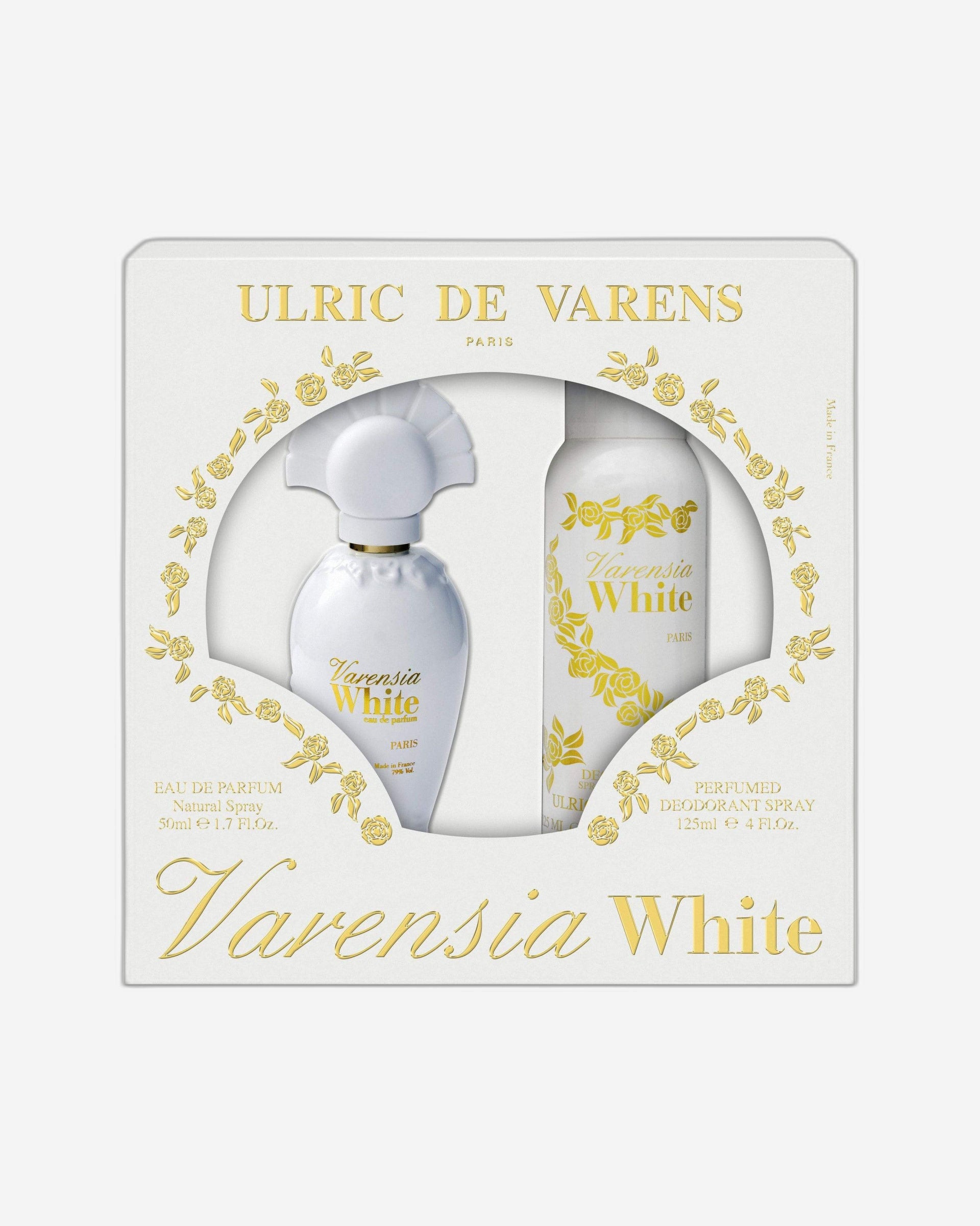 Ulric De Varens Varensia White Coffret (EDP 50ml + Deodorant Spray 125ml)