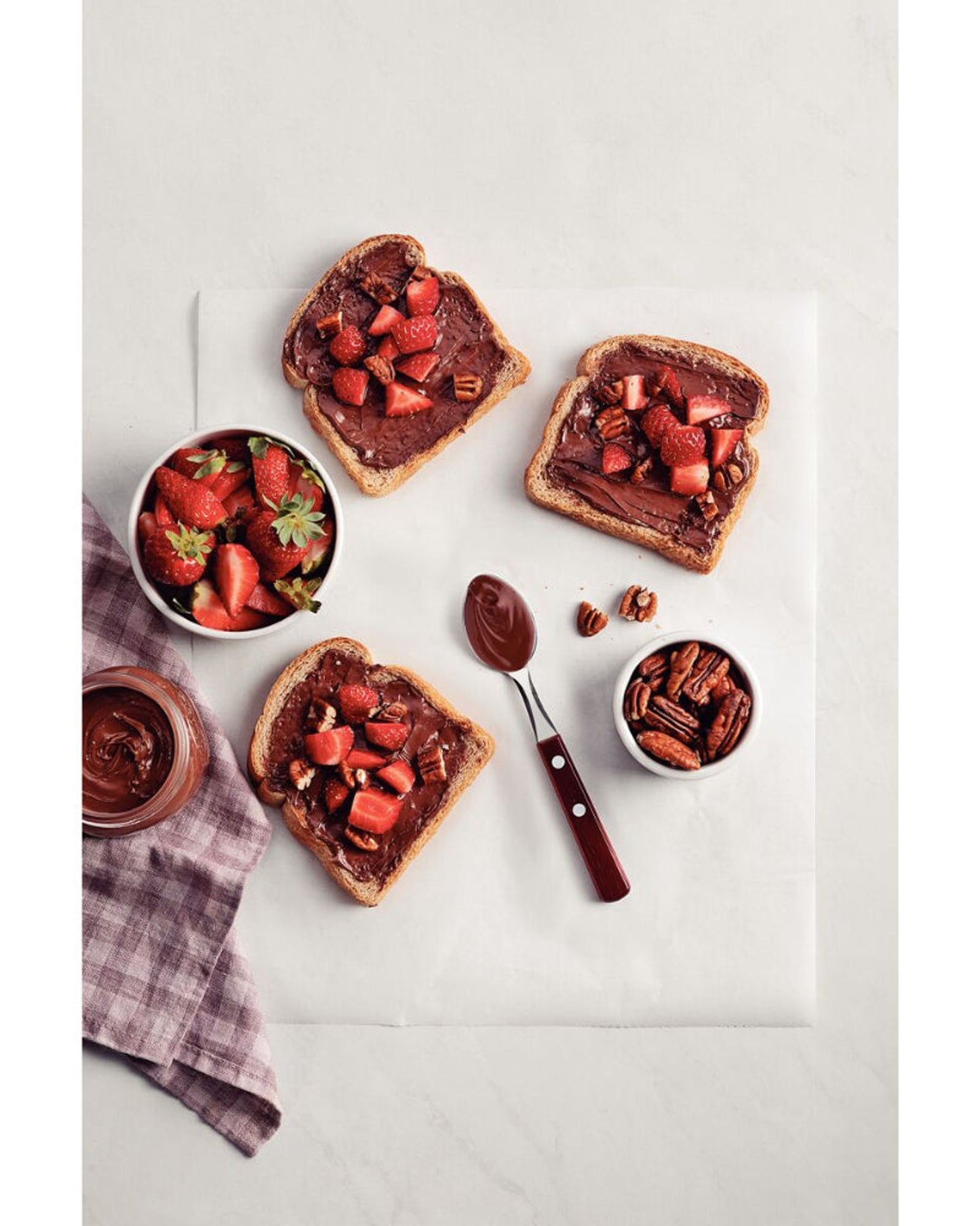 Tramontina Dessert Spoon with Stainless-Steel Bowl and Red Polywood Treated Wood Handle