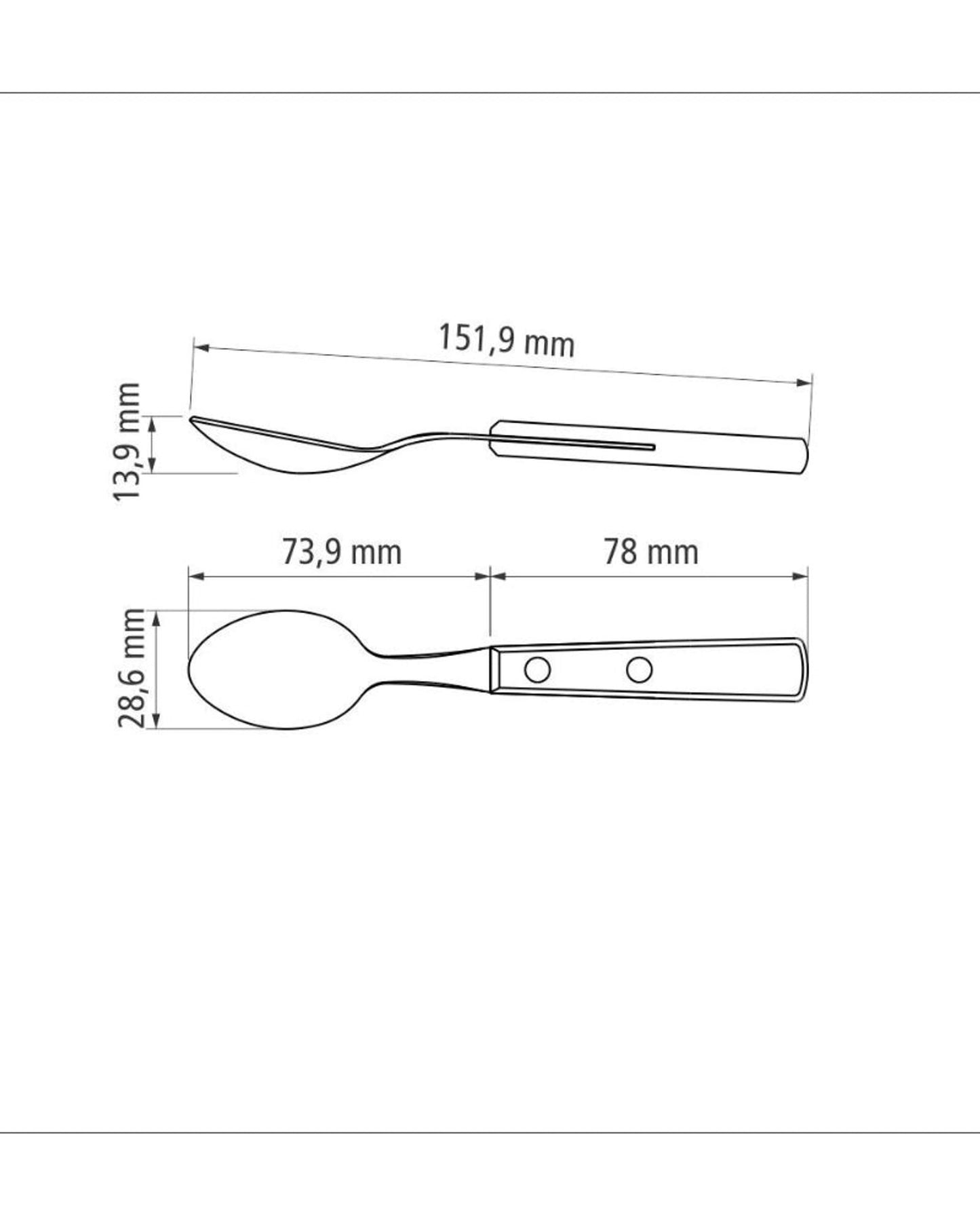 Tramontina Tea Spoon Red