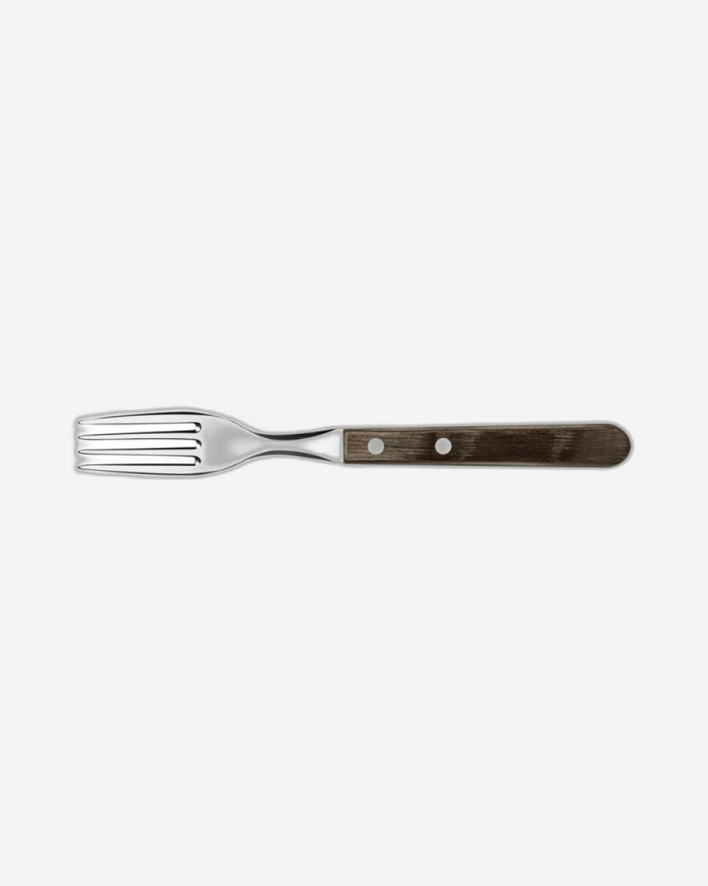 Tramontina Churrasco Table Fork with Stainless-Steel Tines and Treated Brown Polywood Handle