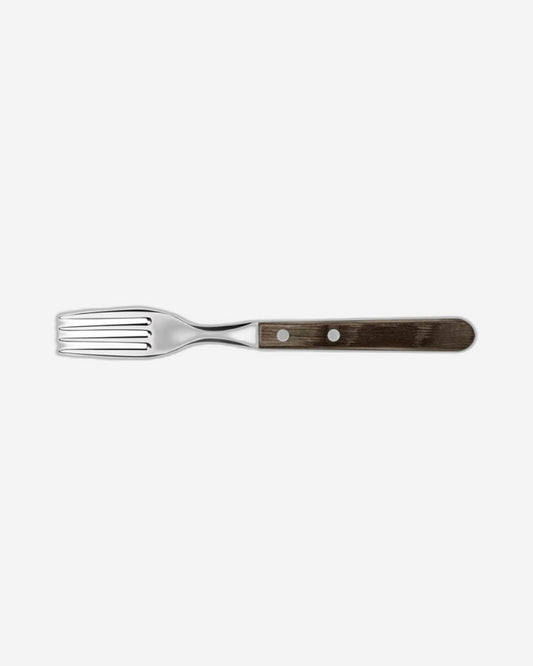 Tramontina Churrasco Table Fork with Stainless-Steel Tines and Treated Brown Polywood Handle