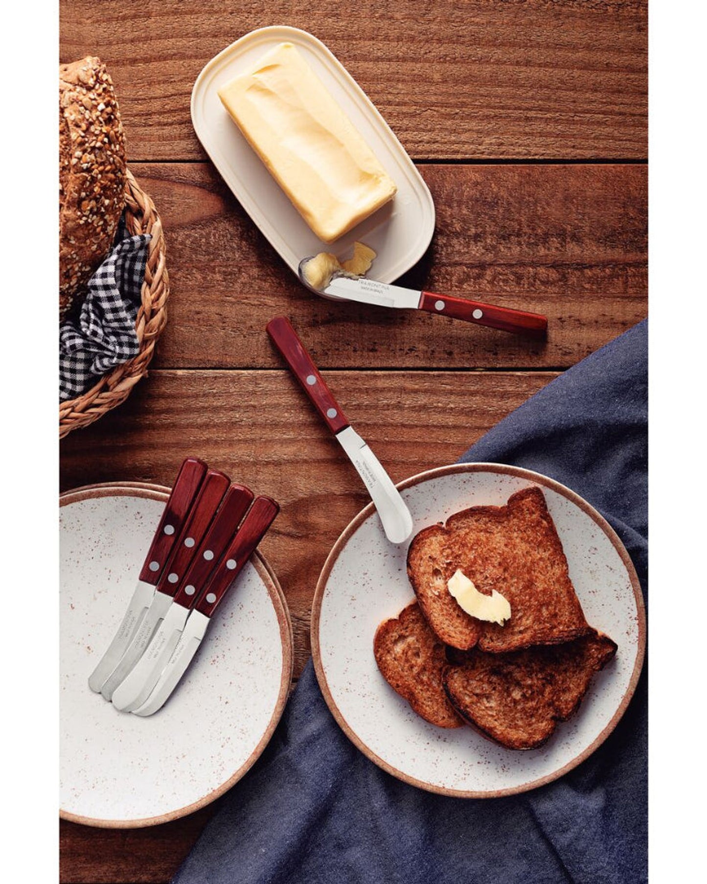 Tramontina Butter Knife 3Inch Red