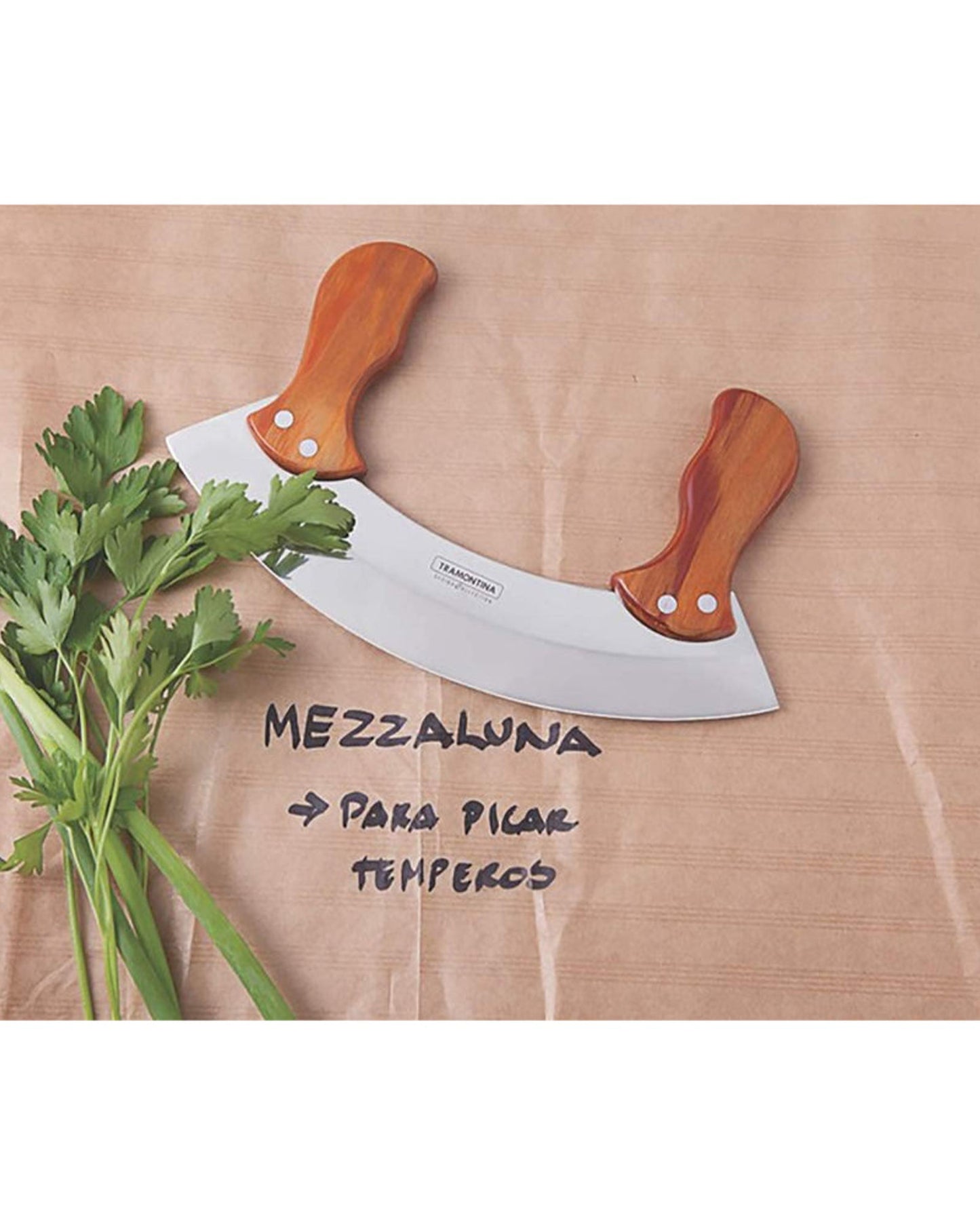 Tramontina Polywood Mezzaluna Chopper