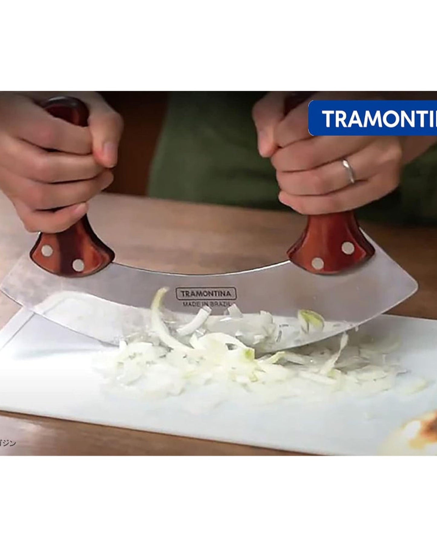 Tramontina Polywood Mezzaluna Chopper