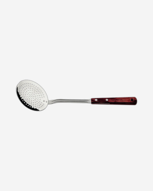 Tramontina Skimmer with Stainless-Steel Scoop and Treated Red Polywood Handle