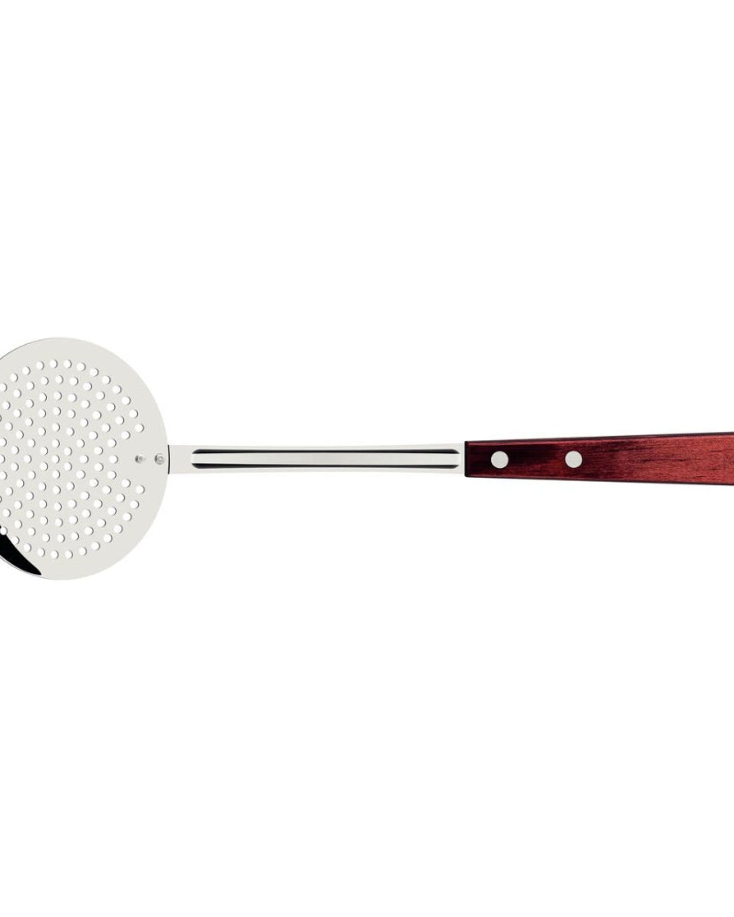 Tramontina Skimmer with Stainless-Steel Scoop and Treated Red Polywood Handle