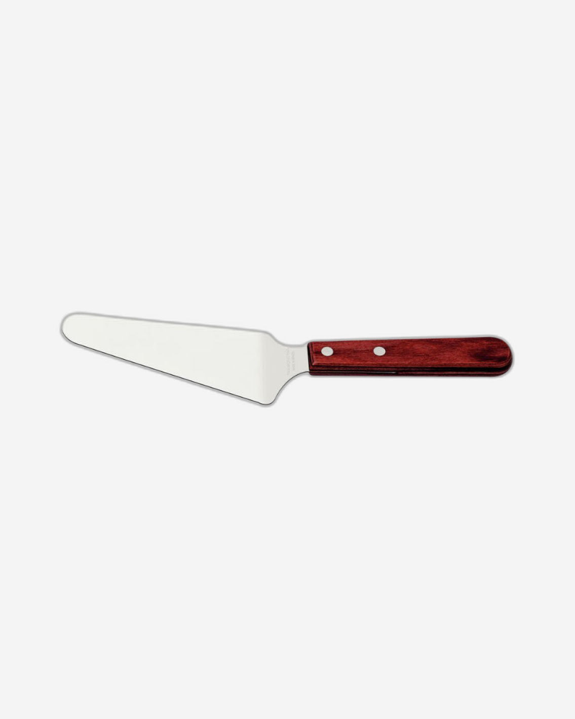 Tramontina Cake Spatula with Stainless-Steel Blade and Treated Red Polywood Handle 5"