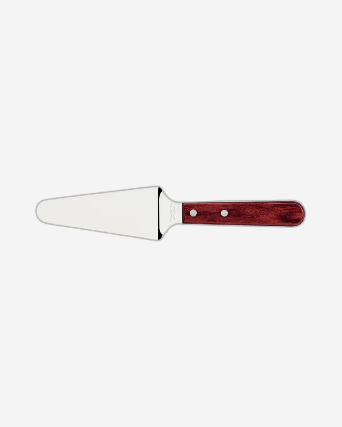 Tramontina Cake Spatula with Stainless-Steel Blade and Treated Red Polywood Handle 5"