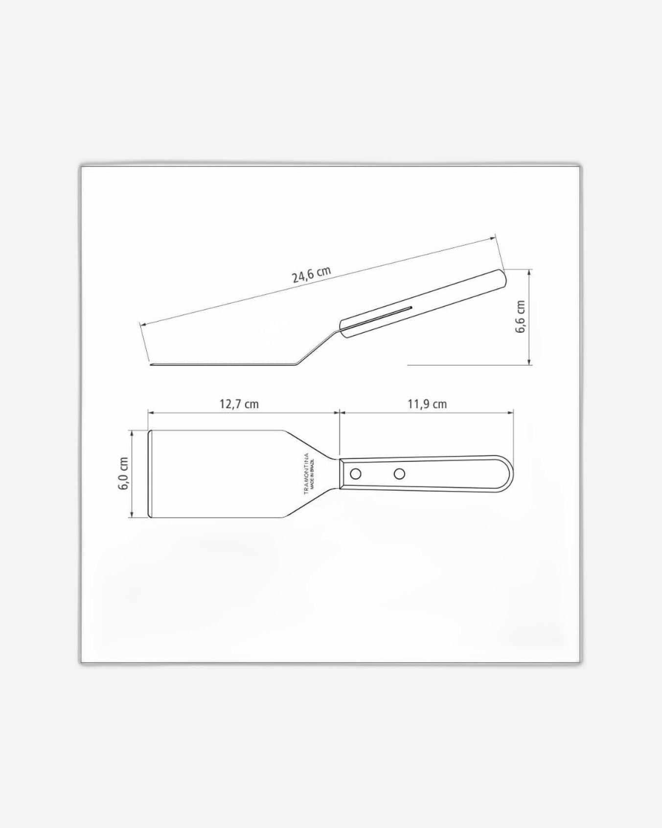 Tramontina Frying Spatula 4Inch Red
