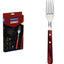 Tramontina Jumbo Steak Fork Set 4Pc Red
