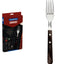 Tramontina Jumbo Steak Fork Set 4Pc Brown