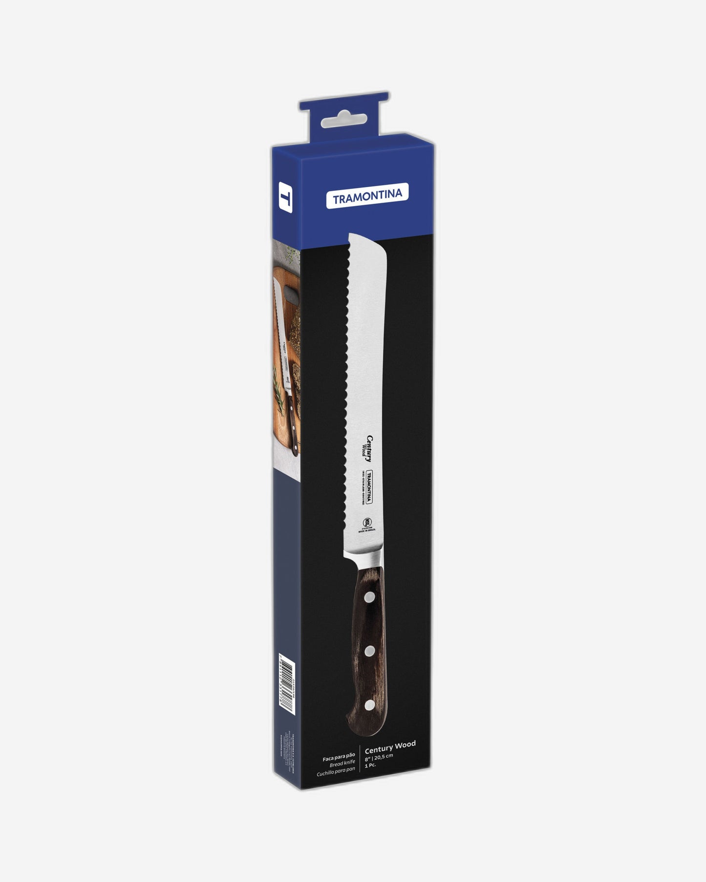 Tramontina Century Wood Bread Knife 8Inch