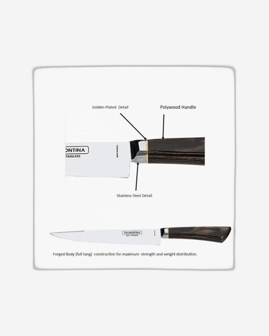 Tramontina Century Wood Utility Knife 8Inch