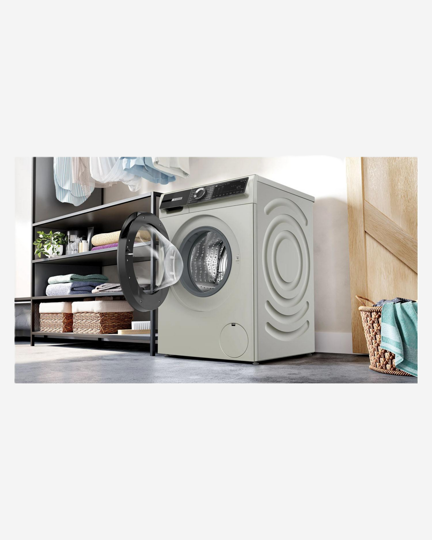 Bosch Washing Machine Front Load  10kg Silver