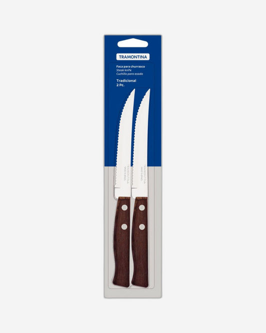 Tramontina Tradicional Steak and Fruit Knife Set 2Pc