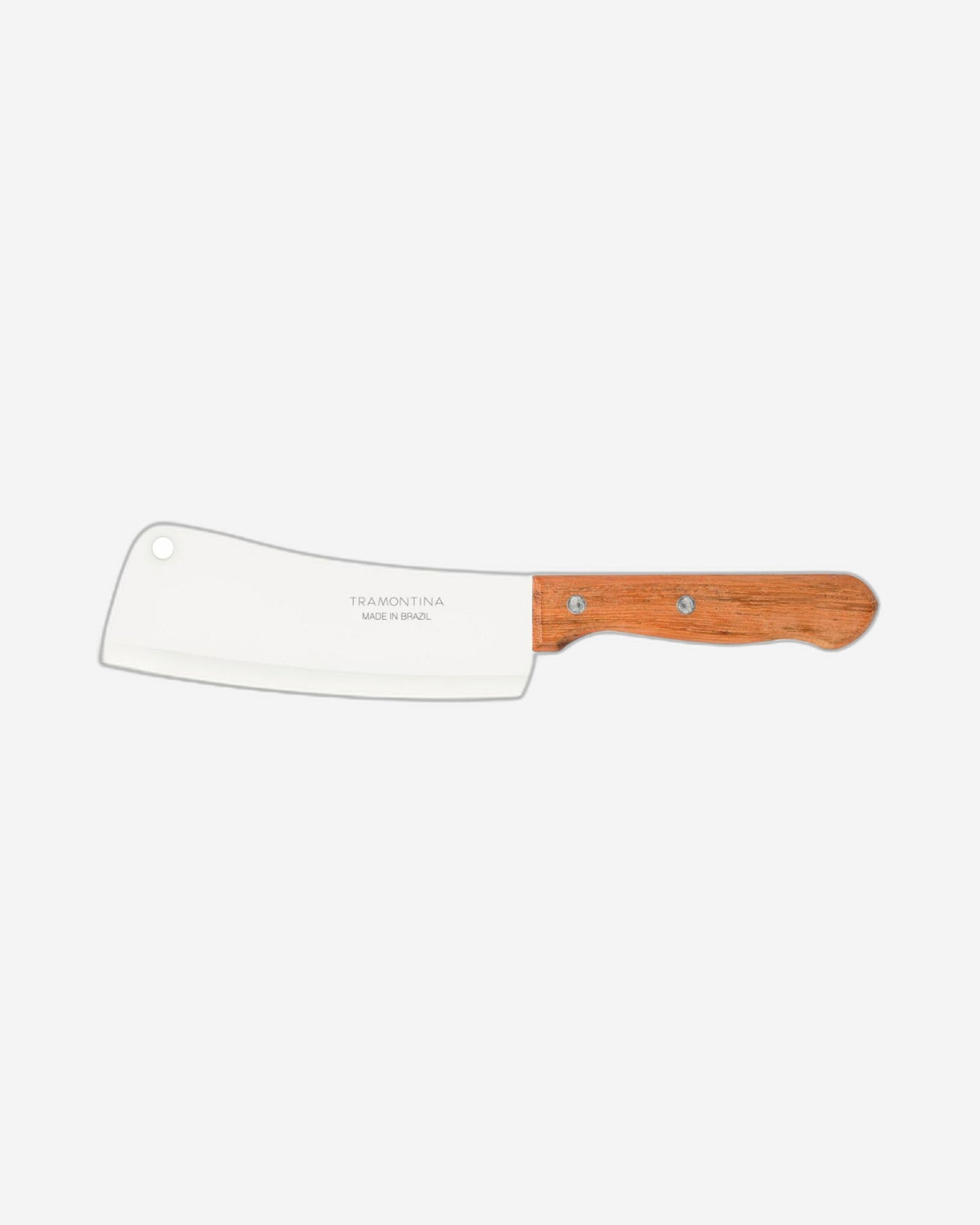 Tramontina Dynamic 6" Cleaver with Stainless-Steel Blade and Natural Wood Handle