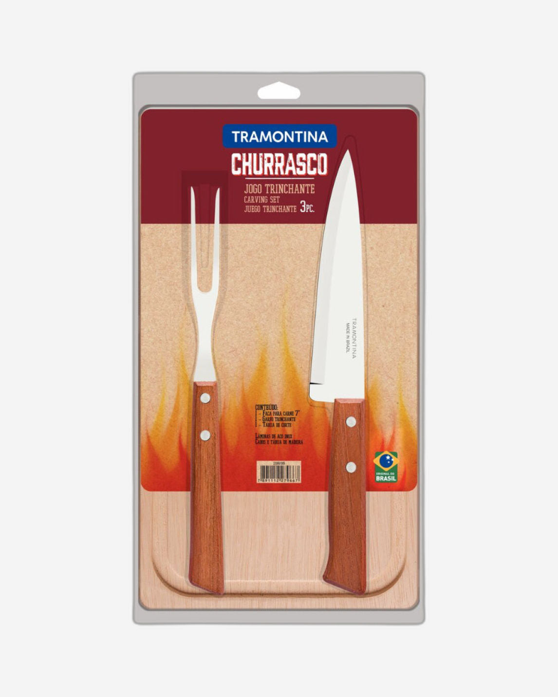 Tramontina Barbecue Carving Set 3Pc