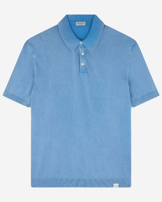 Paul & Shark Cotton Polo Shirt With Buttons - Blue