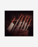 Tramontina Brazil  Churrasco Black 12 Inches Slicing Knife with Blackened Stainless Steel Blade and Wood Handle