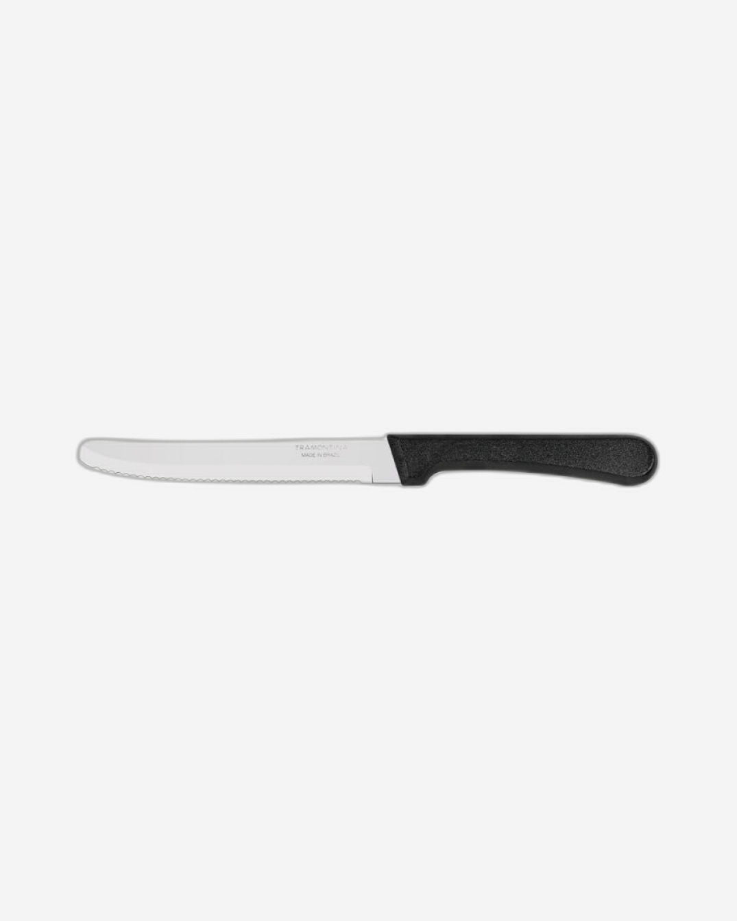 Tramontina Plenus 5" Fruit Knife with Stainless-Steel Blade and Black Polypropylene Handle