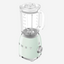 SMEG Retro Style Blender with 4 Speed Settings  Pastel Green