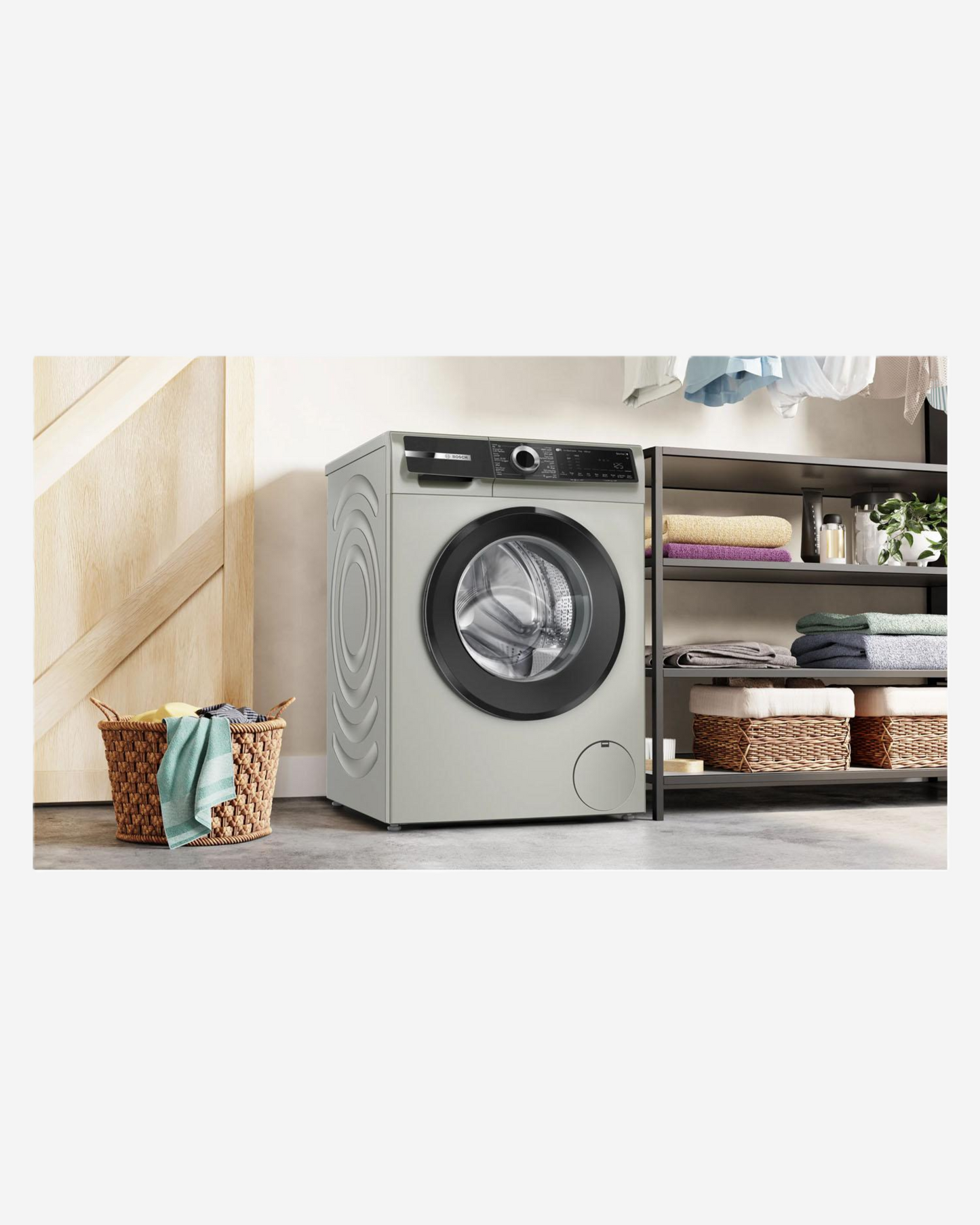 Bosch Washing Machine Front Load  10kg Silver