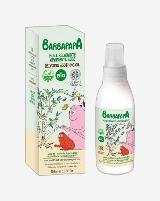 Barbapapa Organic Relaxing Soothing Massage Oil 150ml