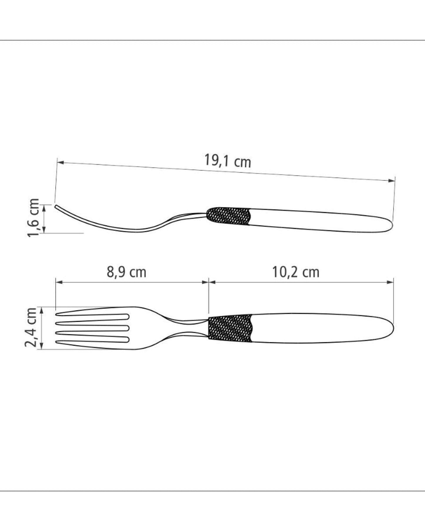 Tramontina Ipanema Dinner Fork Red