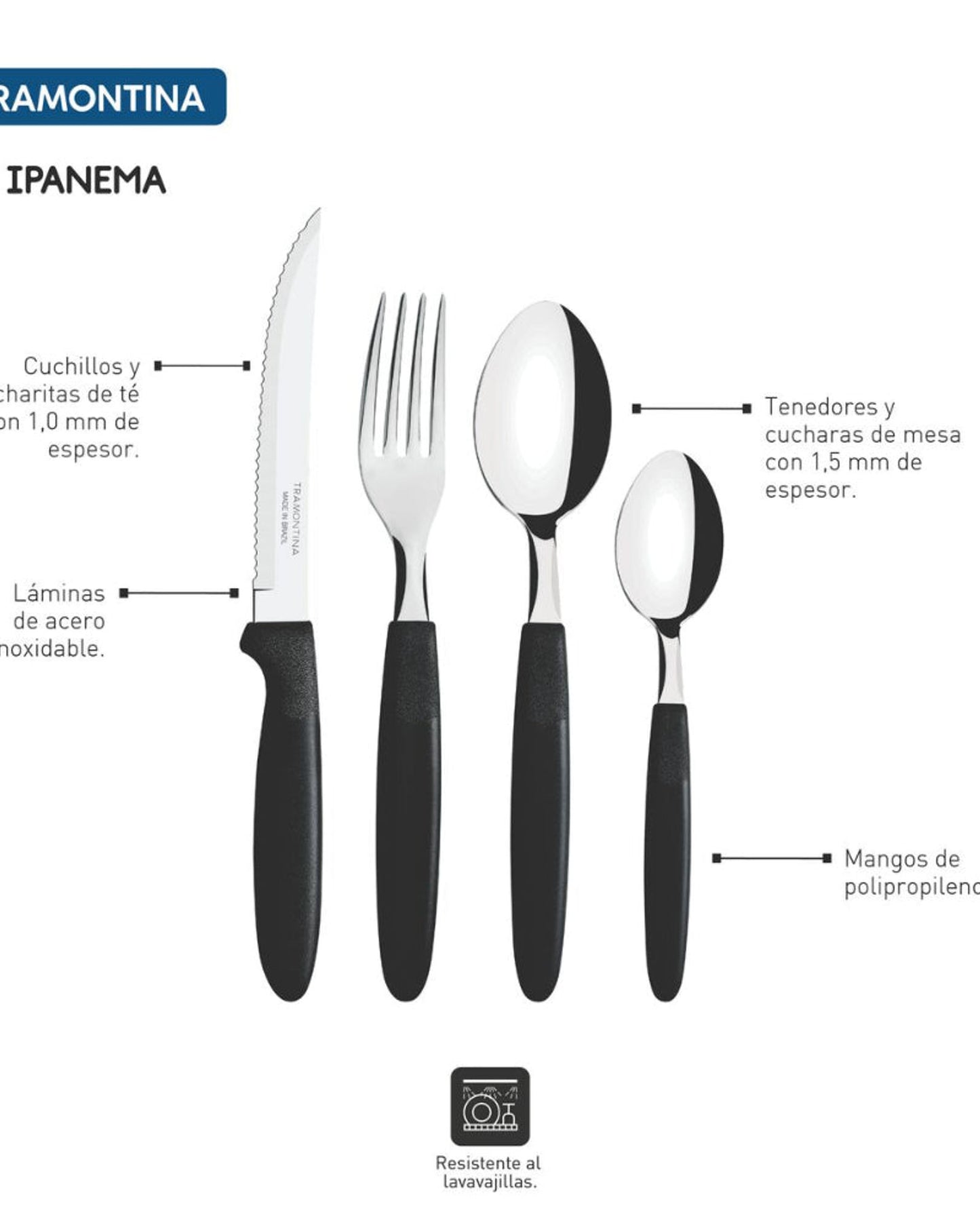 Tramontina Ipanema Flatware Set 24Pc