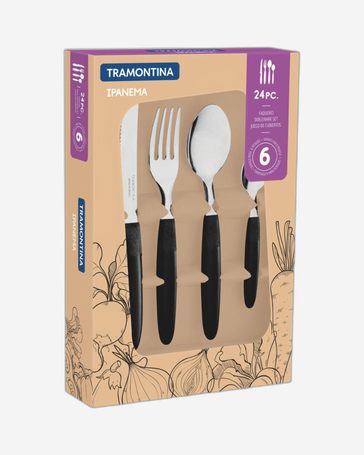 Tramontina Ipanema Flatware Set 24Pc