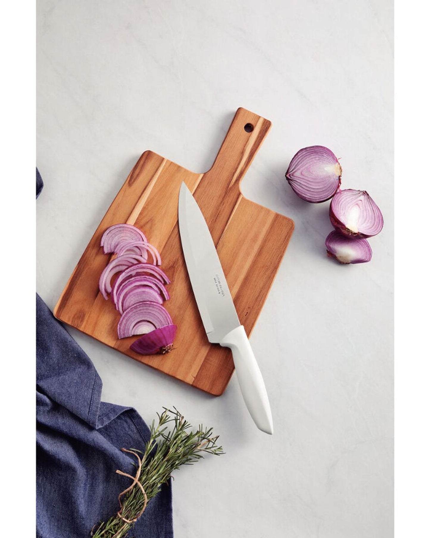 Tramontina Plenus Chef's Knife with Stainless-Steel Blade and Off White Polypropylene Handle 8"