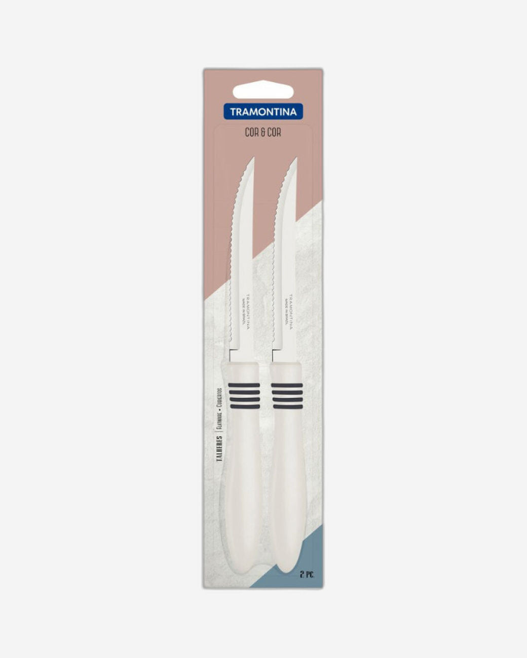 Tramontina Steak Knives 2Pc White