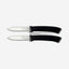 Tramontina Felice Vegetable and Fruit Knife Set 2Pc Micro Serrated Black