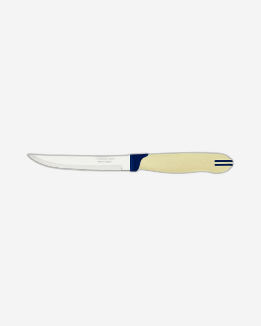 Tramontina Multicolor Steak Knife Set 2Pc Cream and Blue
