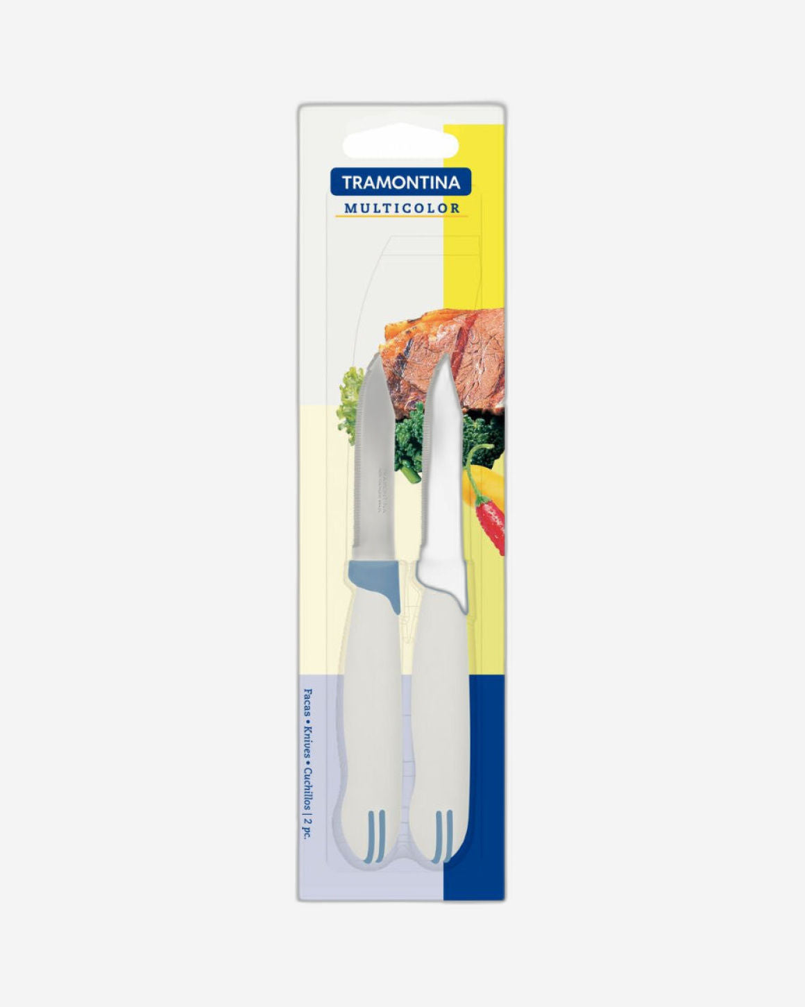 Tramontina Multicolor Vegetable Knife Set 2Pc