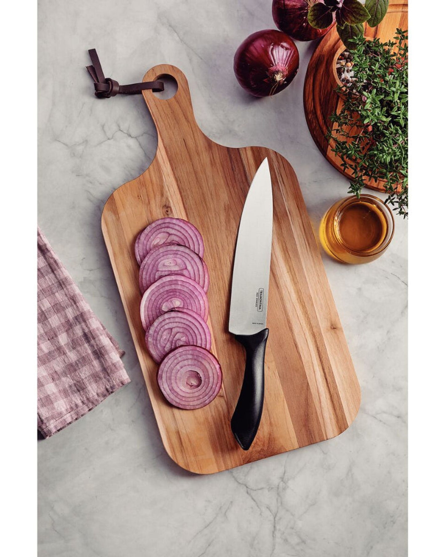 Tramontina Affilata 8" Chef's Knife with Stainless-Steel Blade and Black Polypropylene Handle