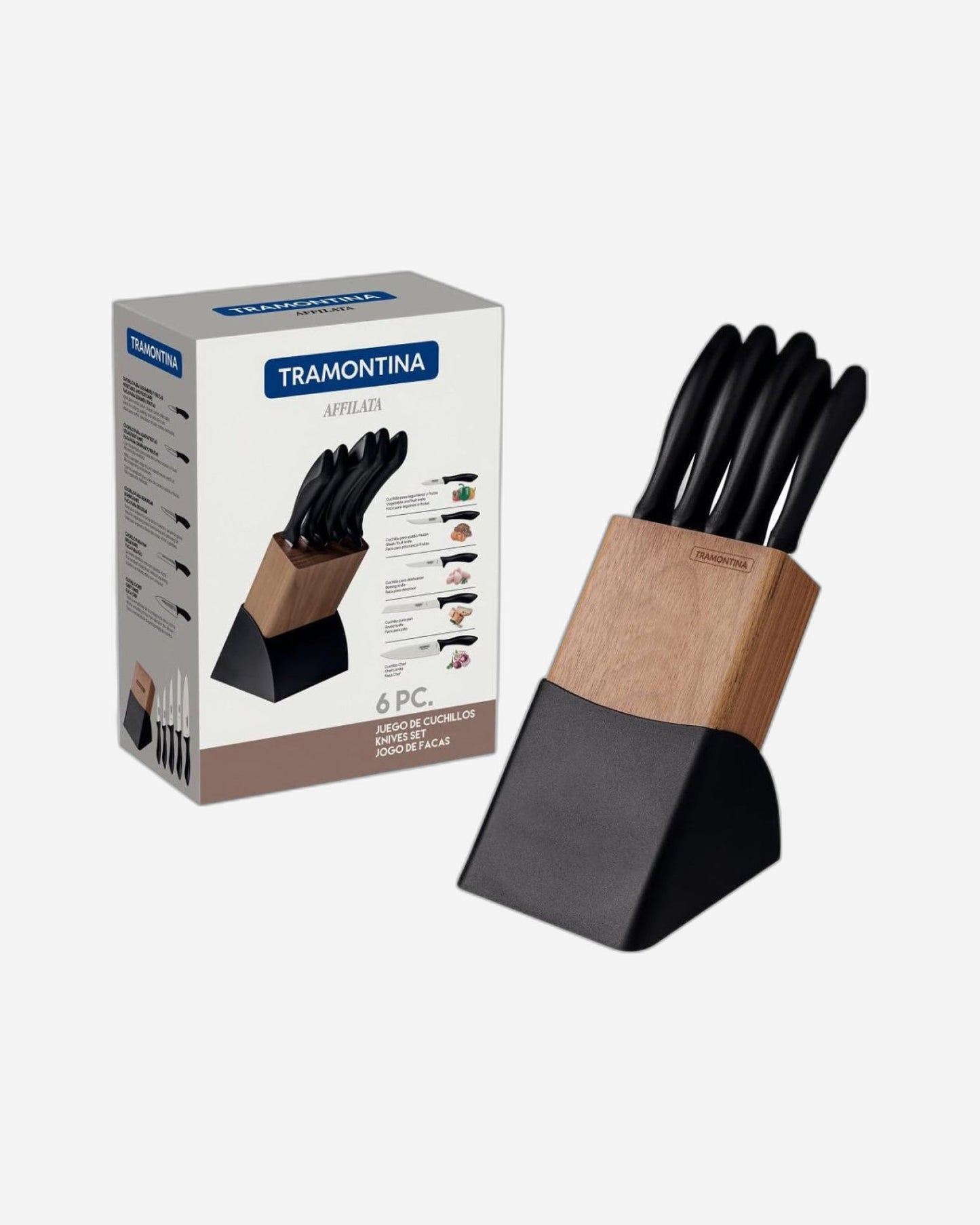 Tramontina Affilata Knife Set 6Pc