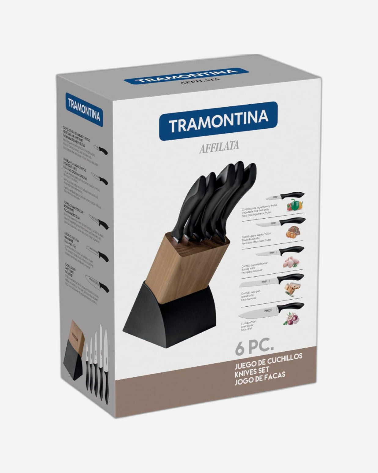 Tramontina Affilata Knife Set 6Pc
