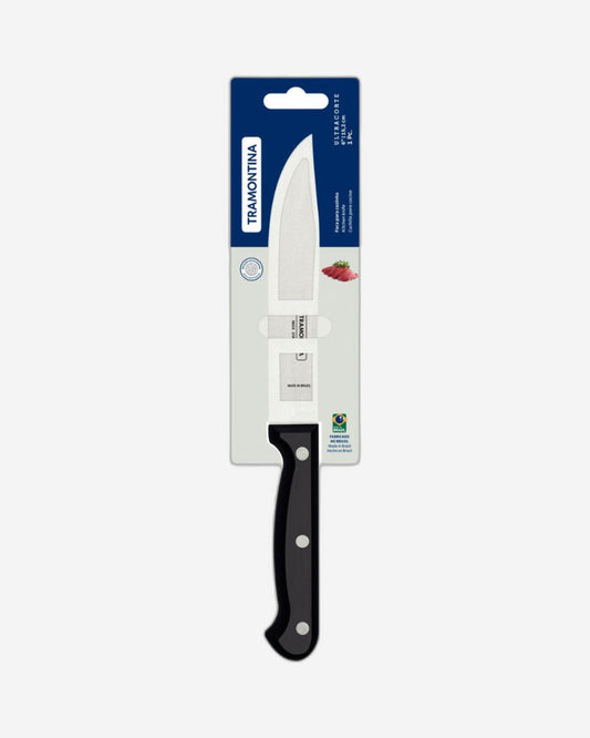 Tramontina Ultracorte 6" Kitchen Knife with Stainless-Steel Blade and Black Polypropylene Handle