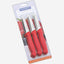 Tramontina Paring Knives 6Pc Red