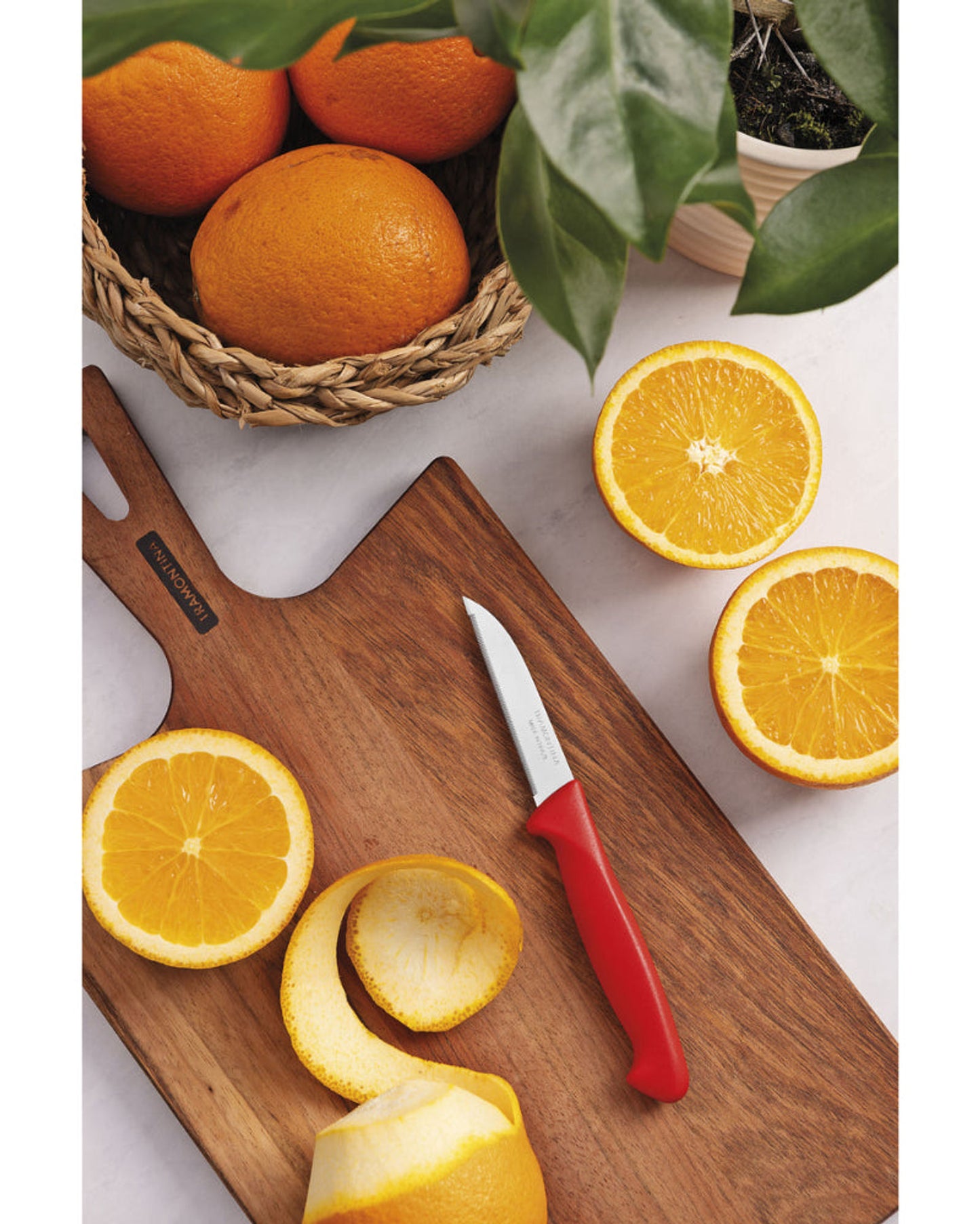 Tramontina Paring Knives 6Pc Red