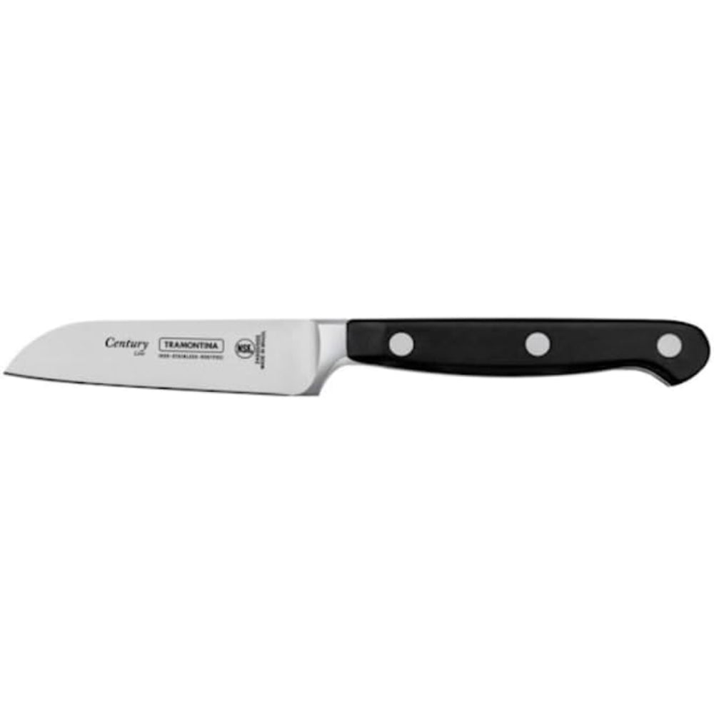 Tramontina Brazil  Century 3 Inches Vegetable and Fruit Knife with Stainless Steel Blade and Polycarbonate Handle