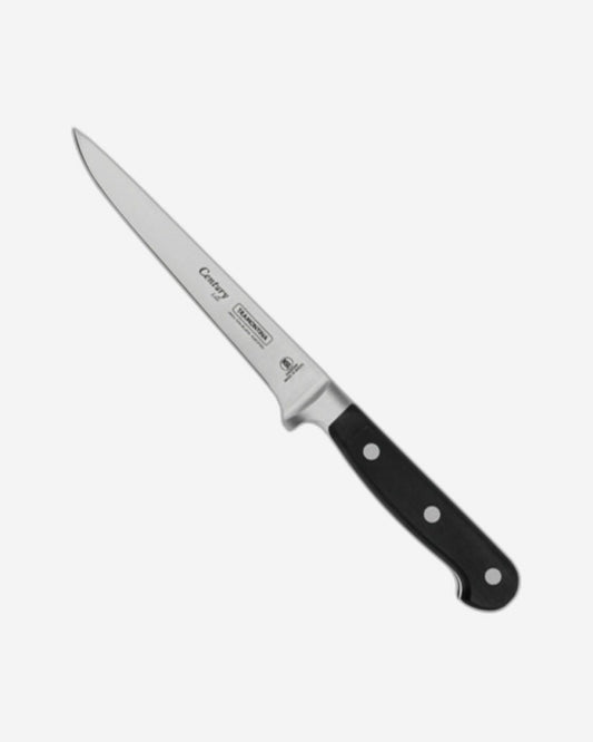 Tramontina Brazil  Century 6 Inches Boning Knife with Stainless Steel Blade and Black Polycarbonate Handle