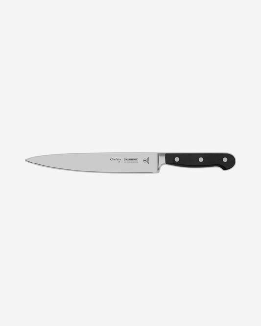 Tramontina Brazil  Century 8 Inches Utility Knife with Stainless Steel Blade and Black Polycarbonate Handle